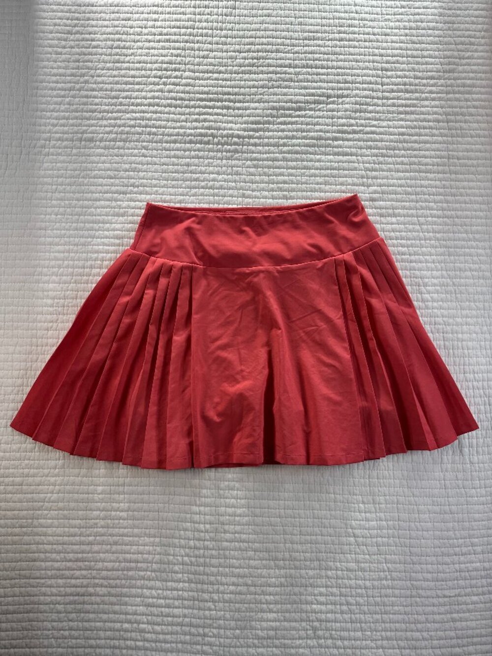 Calia Pleated Tennis Pickleball Running Athletic Skirt Skort Coral Size Small